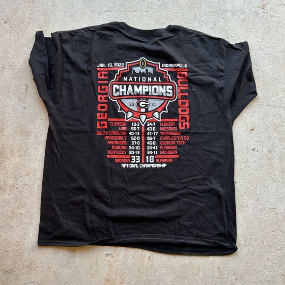 UGA 2021 National Champions T-Shirt - Picture 5 of 5
